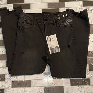 Kendall + Kylie The Icon High Rise Straight Leg Jeans